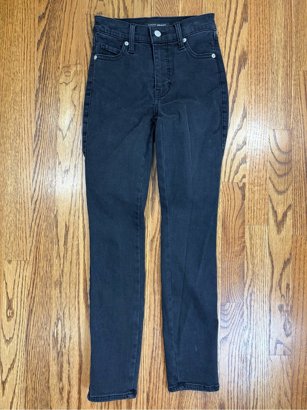 Lucky Brand Uni-Fit Black Ankle Skinny Jeans 1(24)A